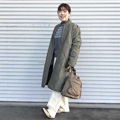 婦人 ふんわり中わた キルティングコート | 無印良品